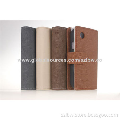 Dark Blue Fashion Jeans Textured Leather Case for LG-L40, Popular